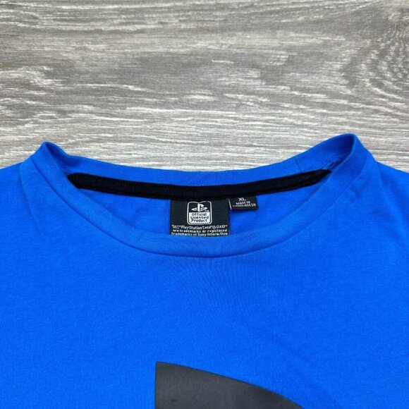 Sony Playstation Logo Shirt Men's Size XL Royal Blue Gamer PS5 Gaming Official - Picture 3 of 13